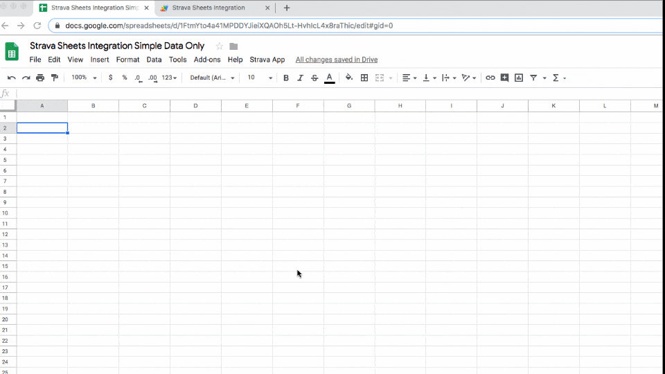 Cách kết nối Strava API với Google Sheets và Google data studio